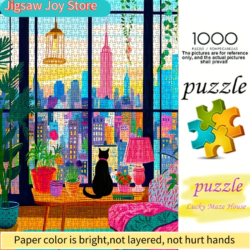 DIY Paper Puzzle, New York Cit – обзор и цена The Plant Parent