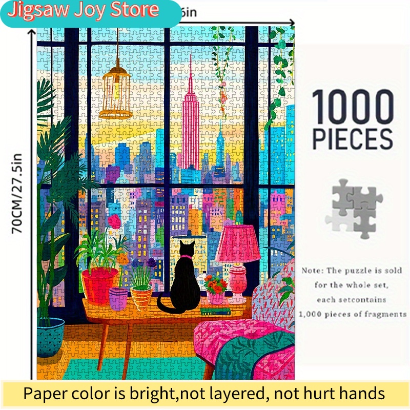 DIY Paper Puzzle, New York Cit – обзор и цена The Plant Parent