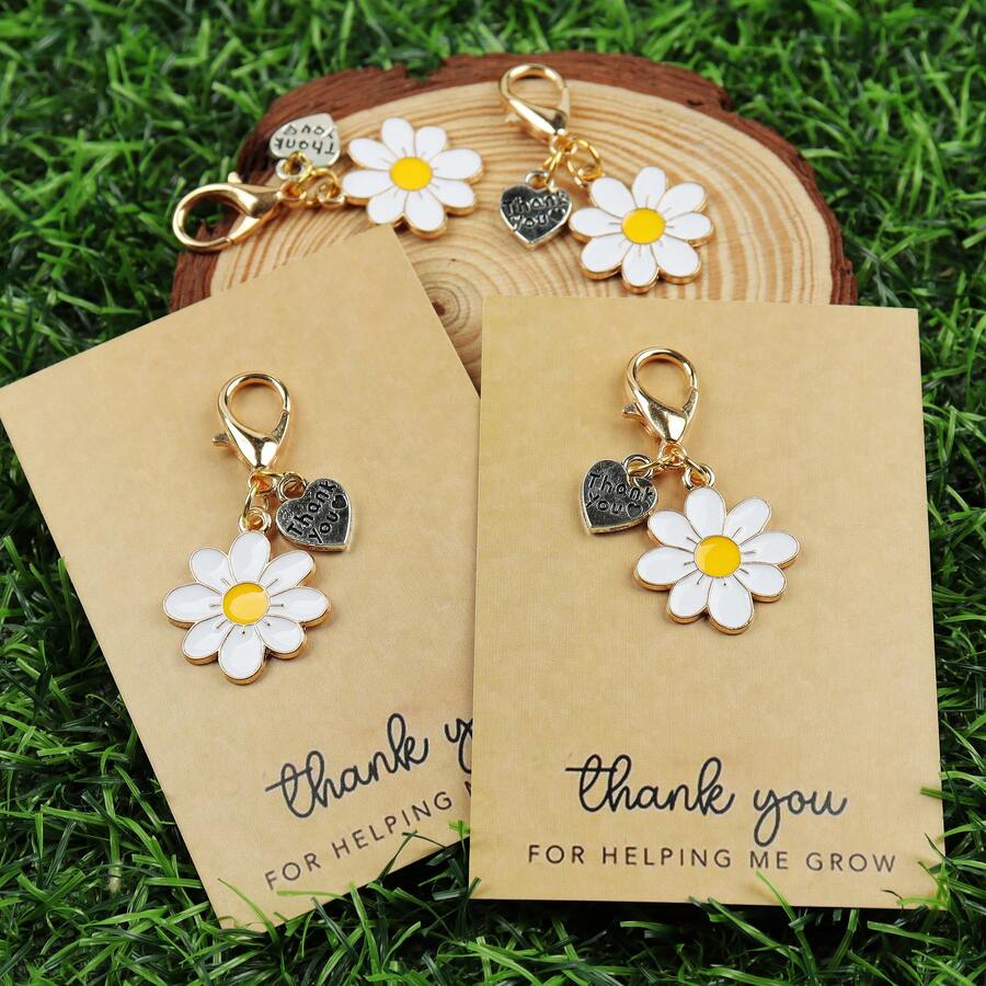 Enamel Daisy Keychains With Th – обзор и цена The Plant Parent