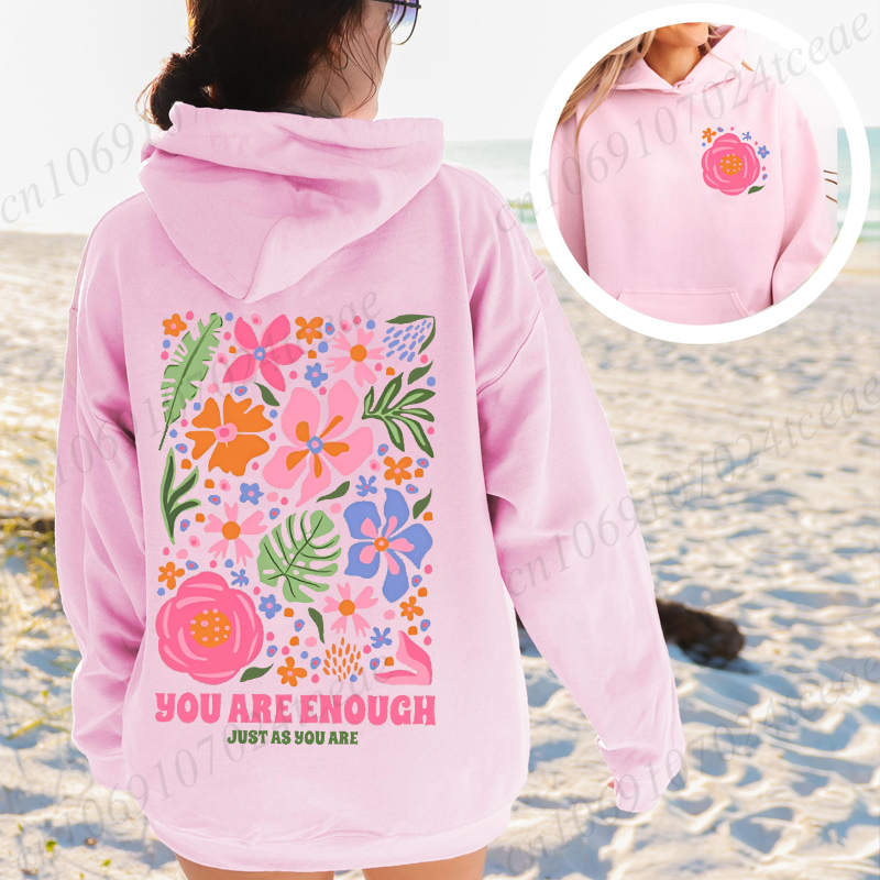 You Are Enough Flower Sweatshi – обзор и цена Plant Parent Hoodie