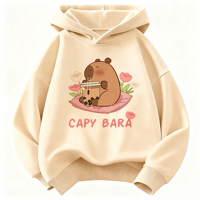 Kawaii Capybara Drinking Juice – обзор и цена Plant Parent Hoodie