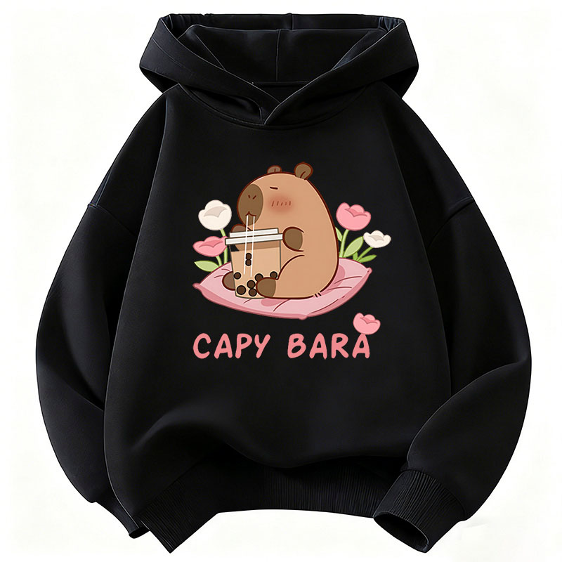 Kawaii Capybara Drinking Juice – обзор и цена Plant Parent Hoodie