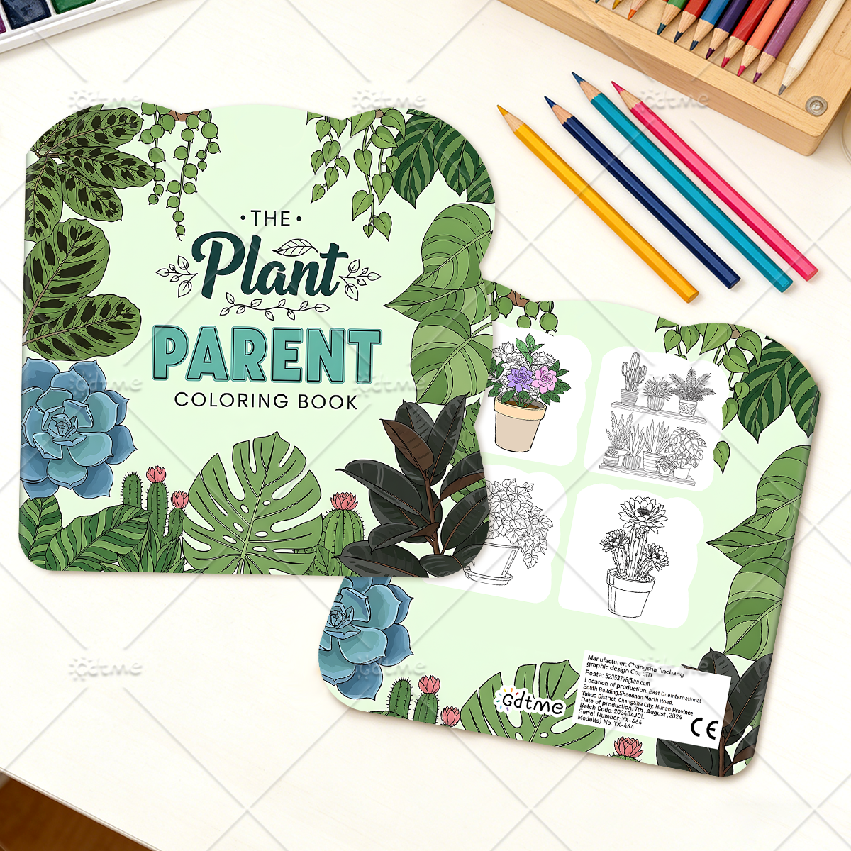 THE Plant PARENTE Coloring Boo – обзор и цена The Plant Parent