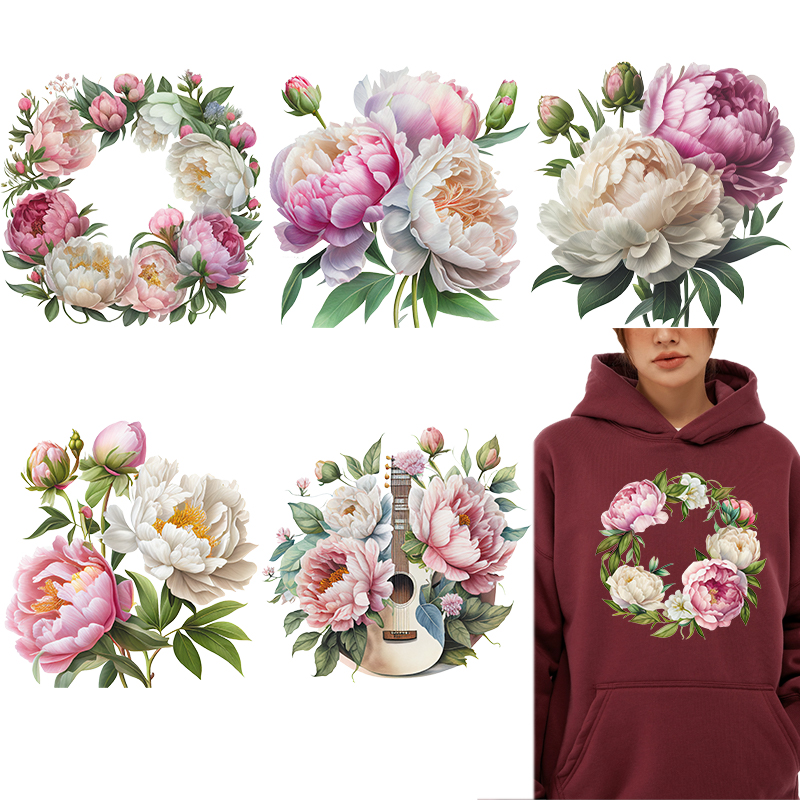 Pink and white peony flowers D – обзор и цена Plant Parent Hoodie